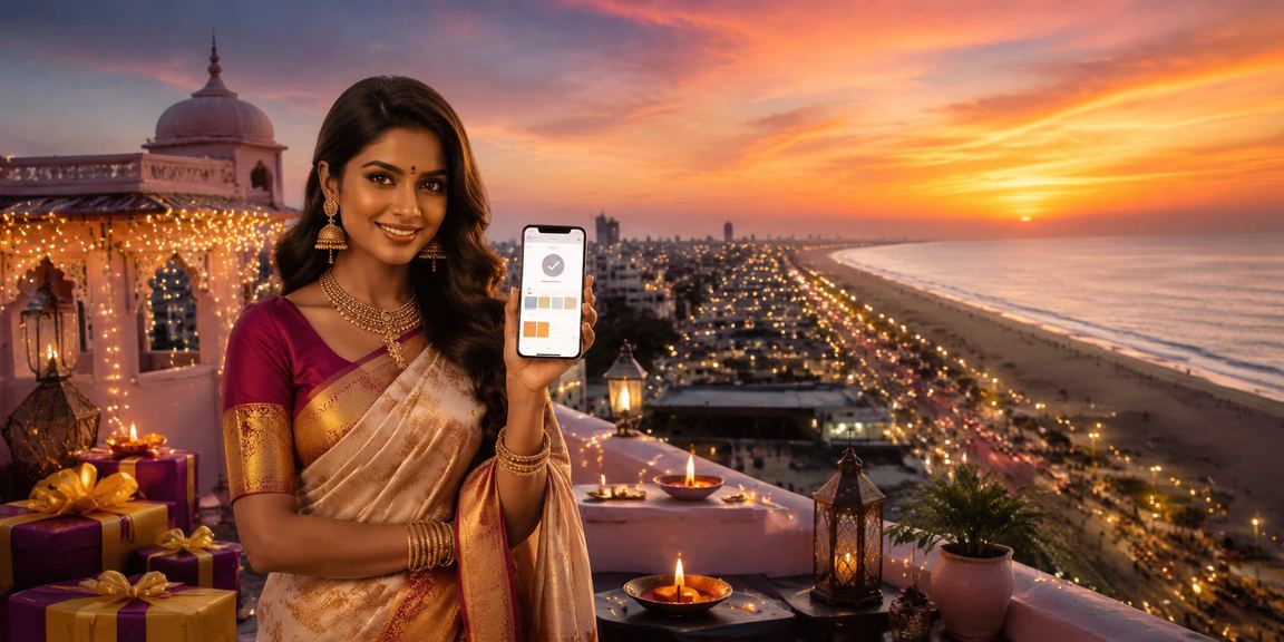 Chennai mobile payment transaction in progress with Indian user