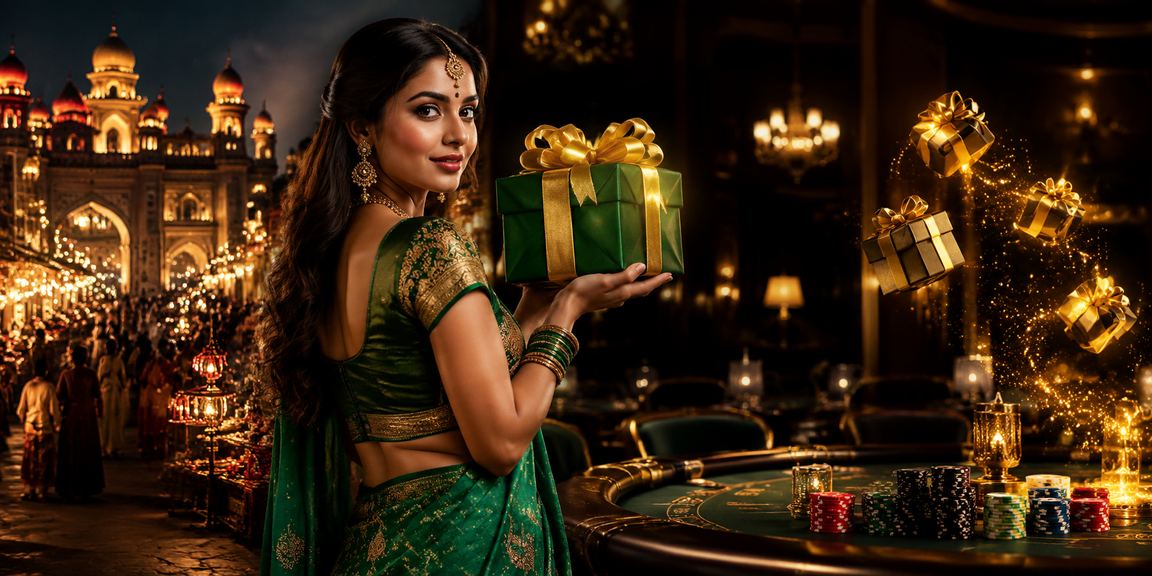 Festive night slot play and Indian traditional wear at casino